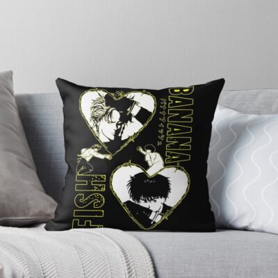 Banana Fish Ashxeiji Throw Pillow