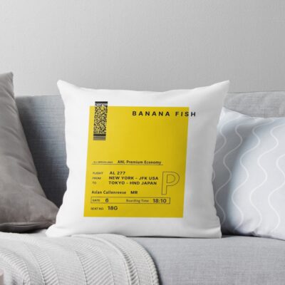 Banana Fish New Design Throw Pillow