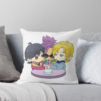Banana Fish Ash Eiji And Shorter Throw Pillow