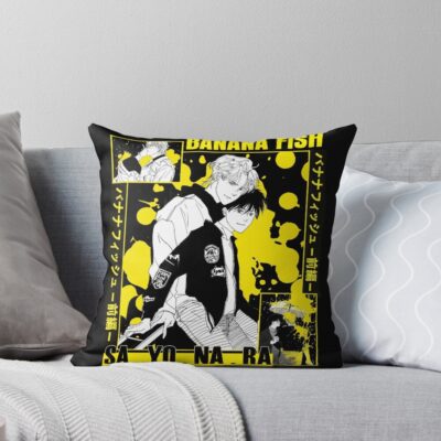 Banana Fish Sayonara Throw Pillow