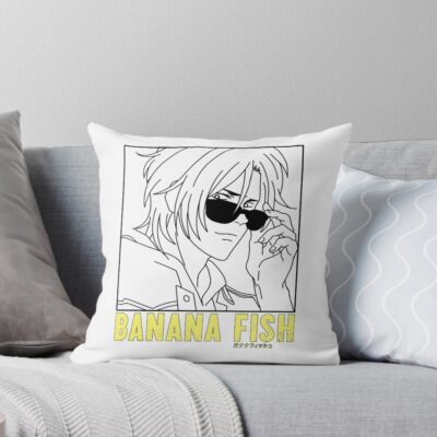 Ash Lynx Sunglasses On Light Throw Pillow