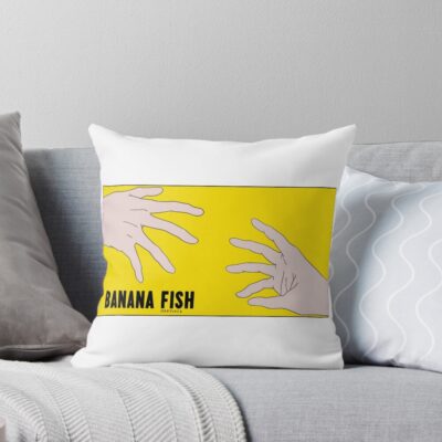 Banana Fish Hands Reaching Throw Pillow